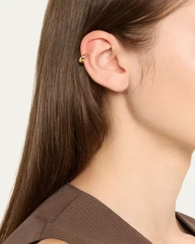 Lizzie Mandler Fine Jewelry Plain Crescent Ear Cuff | Thumbnail 2