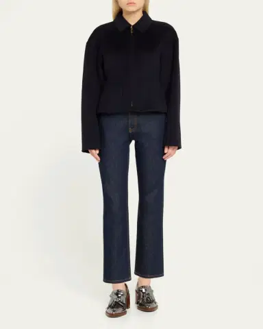 Ulla Johnson The Agnes Cropped Straight-Leg Denim Jeans | Thumbnail 8