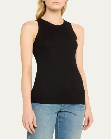 AMO Denim Swoon Knit Tank Top | Thumbnail 4