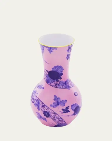 Ginori 1735 Oriente Italiano Azalea Tulipano Vase, 8" | Thumbnail 2