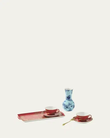 Ginori 1735 Oriente Italiano Tulipano Iris Vase, 8" | Thumbnail 3