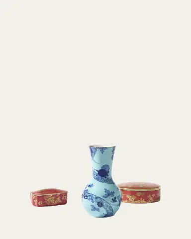 Ginori 1735 Oriente Italiano Tulipano Iris Vase, 8" | Thumbnail 4