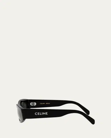 Celine Men's Monochroms Acetate Oval Sunglasses | Thumbnail 3