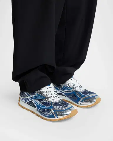 Bottega Veneta Men's Orbit Technical Fishnet Sneakers | Thumbnail 91 Bottega Veneta Men's Orbit Technical Fishnet Sneakers | Thumbnail 91