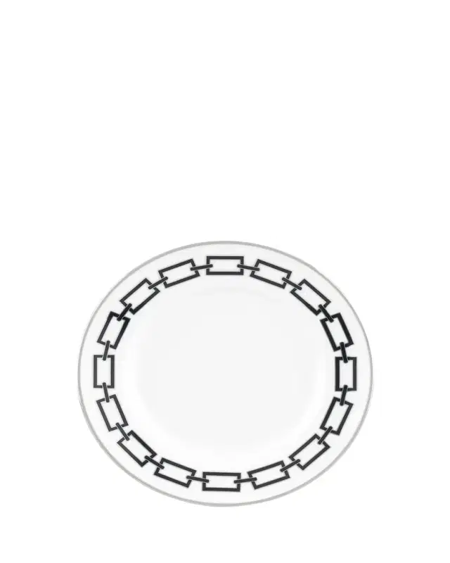 Catene Nero Dessert Plate