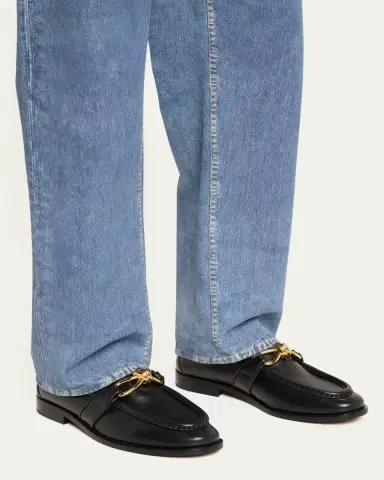 Bottega Veneta Men's Astaire Metallic Knot Napa Loafers | Thumbnail 7 Bottega Veneta Men's Astaire Metallic Knot Napa Loafers | Thumbnail 7