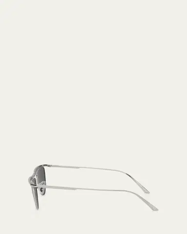 Khaite x Oliver Peoples Sleek Metal Windsor Rim Sunglasses | Thumbnail 3 Khaite x Oliver Peoples Sleek Metal Windsor Rim Sunglasses | Thumbnail 3