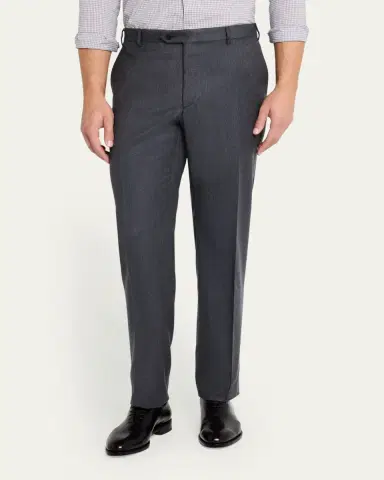 Brioni Men's Tigullio Flannel Trousers | Thumbnail 8 Brioni Men's Tigullio Flannel Trousers | Thumbnail 8