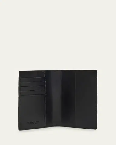 Bottega Veneta Men's Intrecciato Leather Passport Case | Thumbnail 4 Bottega Veneta Men's Intrecciato Leather Passport Case | Thumbnail 4