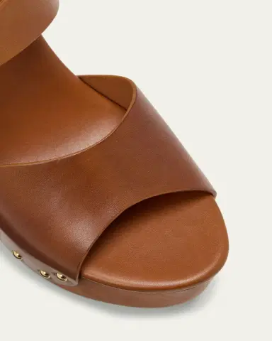 Chloé Jeannette Leather Clog Platform Sandals | Thumbnail 9