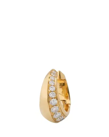 Lizzie Mandler Fine Jewelry One-Sided Crescent Ear Cuff with Diamonds | Thumbnail 1