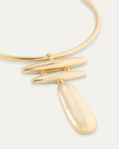 Ben-Amun Adobe Gold-Plated Collar Necklace | Thumbnail 2