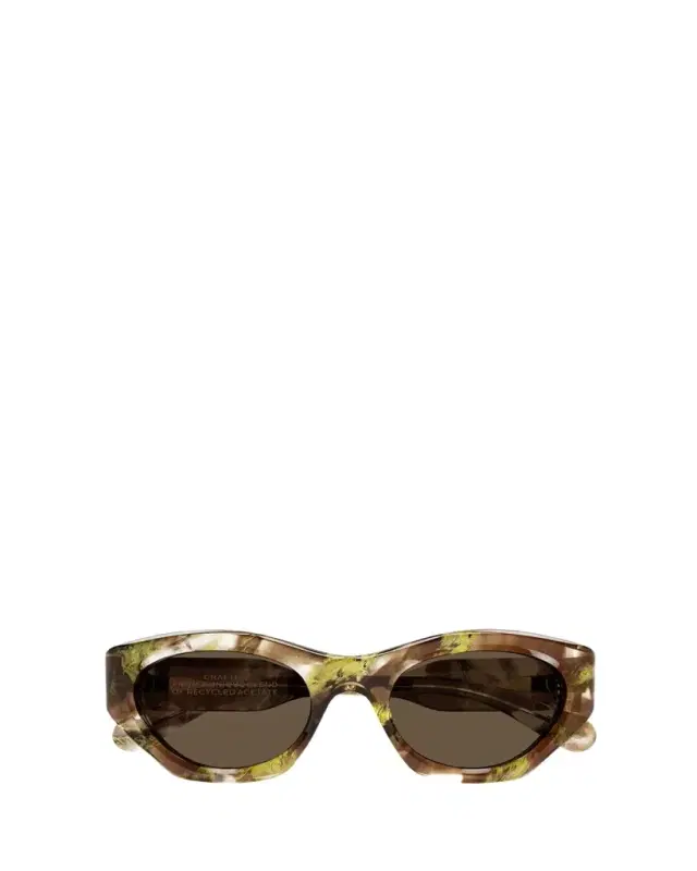 Chloe Logo Acetate Cat-Eye Sunglasses