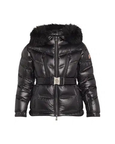 Moncler Bernis Down Ski Jacket with Detachable Shearling Trim | Thumbnail 1 Moncler Bernis Down Ski Jacket with Detachable Shearling Trim | Thumbnail 1