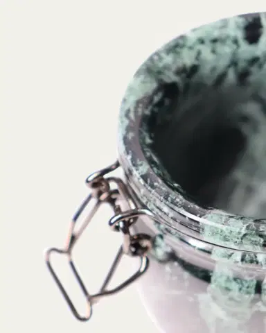 EDITIONS MILANO Miss Marble Green Container | Thumbnail 2