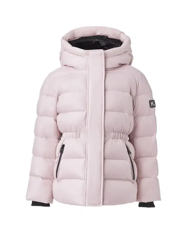 Mackage Girl's Alannis Logo-Patch Medium Down Parka, Size -14