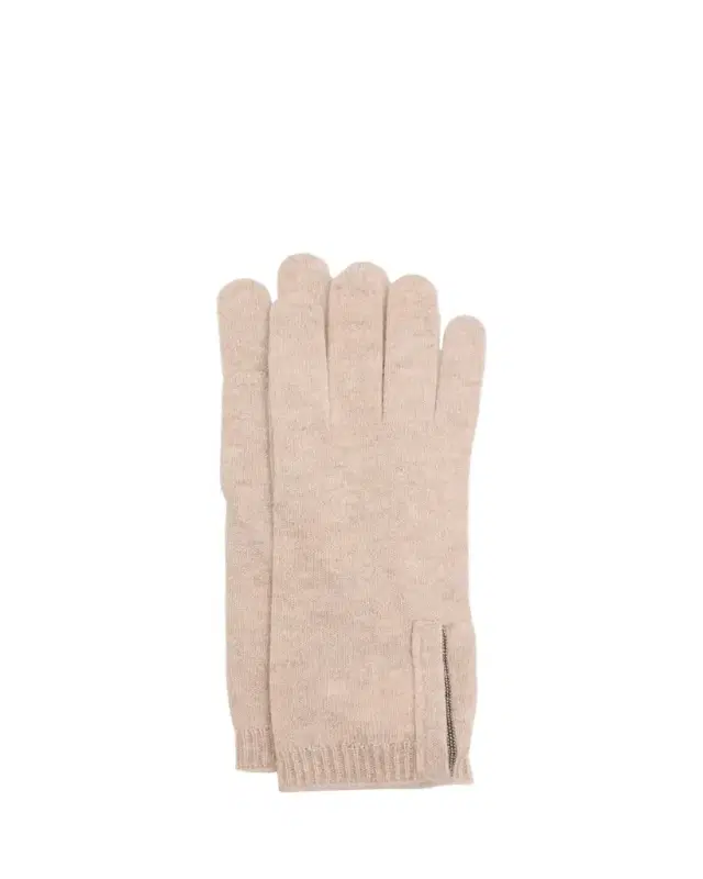 Brunello Cucinelli Cashmere Glove with Monili Detail