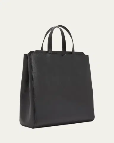 Valextra Men's V-Line Calfksin Tote Bag | Thumbnail 3 Valextra Men's V-Line Calfksin Tote Bag | Thumbnail 3