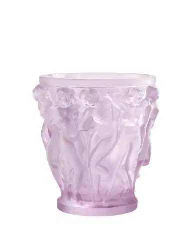 Lalique Bacchantes Pink Luster Vase | Thumbnail 1