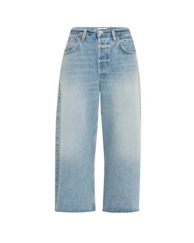 Ayla Raw Hem Crop Jeans