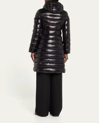 Moncler Moka Long Puffer Coat | Thumbnail 3 Moncler Moka Long Puffer Coat | Thumbnail 3
