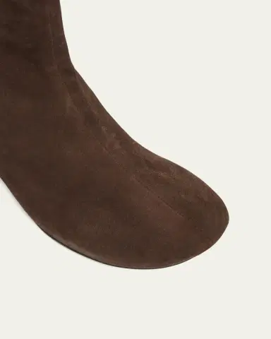 Proenza Schouler Glove Suede Block-Heel Ankle Boots | Thumbnail 2