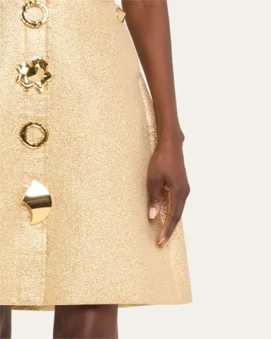 Harbison Quantum Metallic Embellished Mini Dress | Thumbnail 5 Harbison Quantum Metallic Embellished Mini Dress | Thumbnail 5