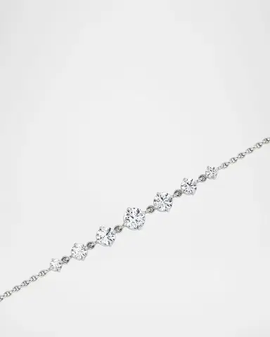 VRAI Linked 14K White Gold Lab Grown Diamond Tennis Bracelet, 0.85tcw | Thumbnail 5