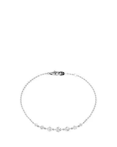 VRAI Linked 14K White Gold Lab Grown Diamond Tennis Bracelet, 0.85tcw | Thumbnail 1