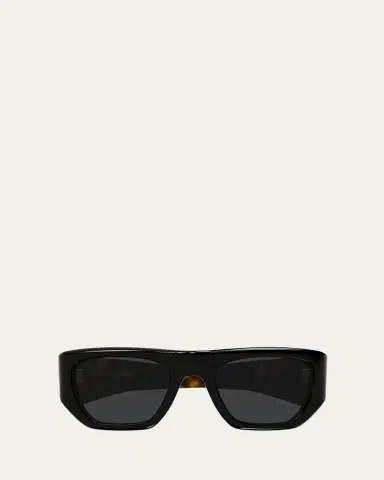 Saint Laurent Rectangle Acetate Sunglasses | Thumbnail 4