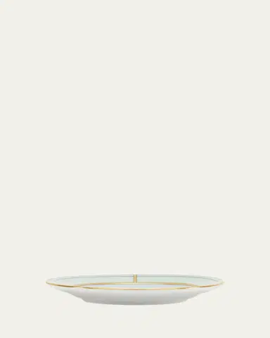 Ginori 1735 Diva Colonna Coffee Saucer, Verde | Thumbnail 3