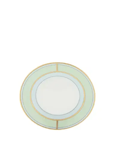 Ginori 1735 Diva Colonna Coffee Saucer, Verde | Thumbnail 1