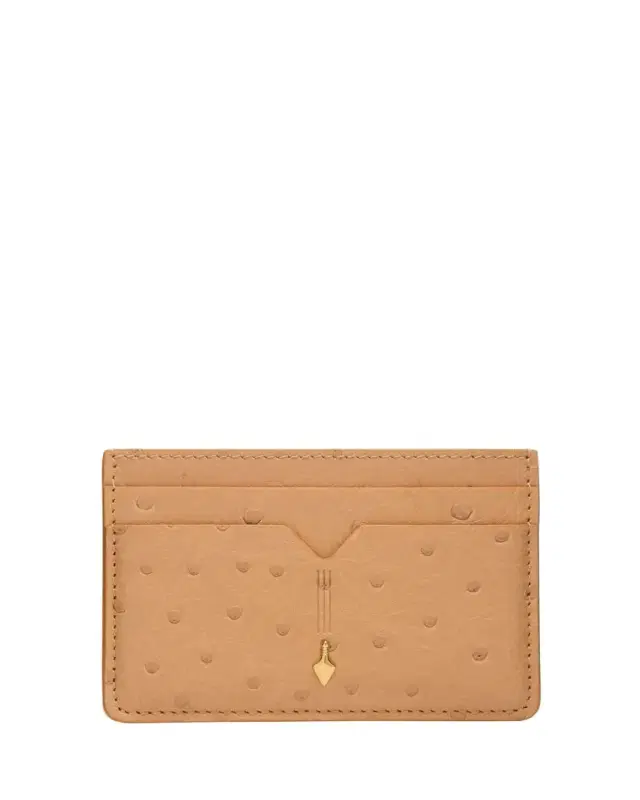 Jacques Marie Mage Men's Theodore Ostrich Card Case