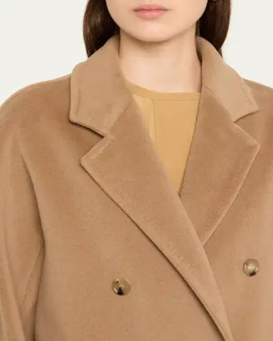 Max Mara Rebus Double-Breasted Wool Cashmere Coat | Thumbnail 5