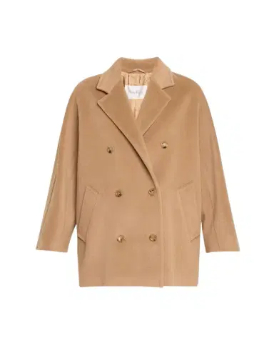 Max Mara Rebus Double-Breasted Wool Cashmere Coat | Thumbnail 1