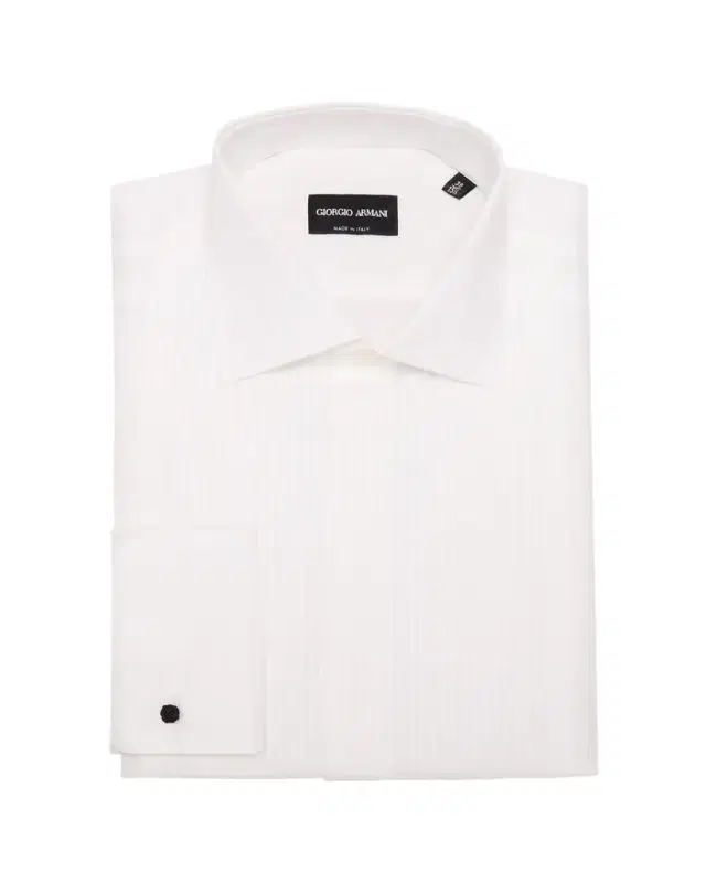 Giorgio Armani Men's Formal Bib Dress Shirt