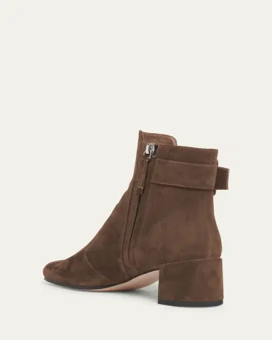 Roger Vivier Tres Vivier Suede Buckle Ankle Booties | Thumbnail 6 Roger Vivier Tres Vivier Suede Buckle Ankle Booties | Thumbnail 6