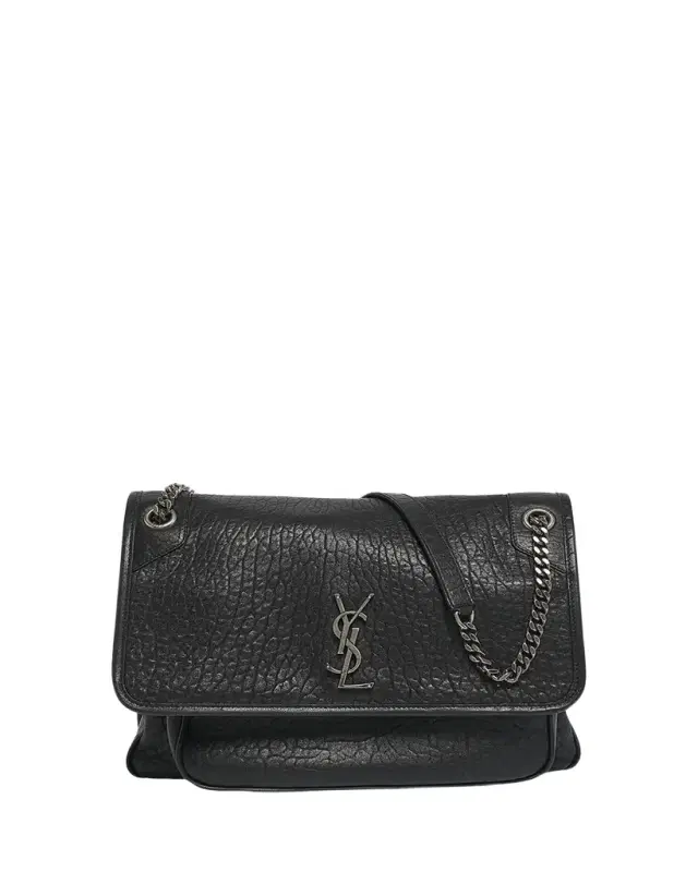 Niki Large YSL Shoulder Bag in Lambskin Leather