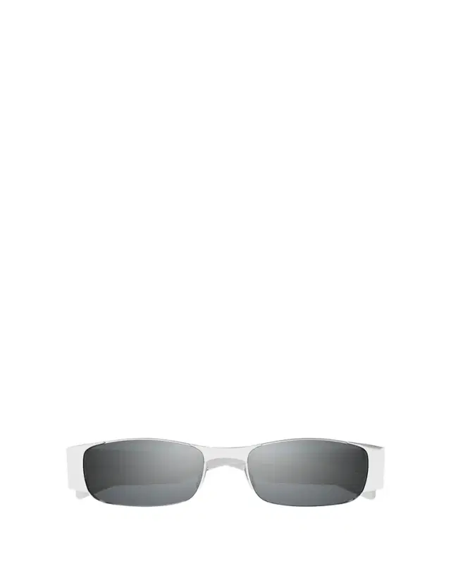 Saint Laurent Rectangular Metal Sunglasses