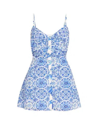 Ramy Brook Positano Addie Button-Front Mini Dress | Thumbnail 1