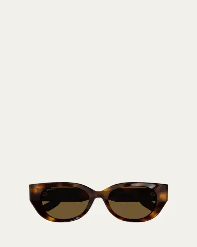 Gucci Beveled Recycled Acetate Cat-Eye Sunglasses | Thumbnail 3 Gucci Beveled Recycled Acetate Cat-Eye Sunglasses | Thumbnail 3