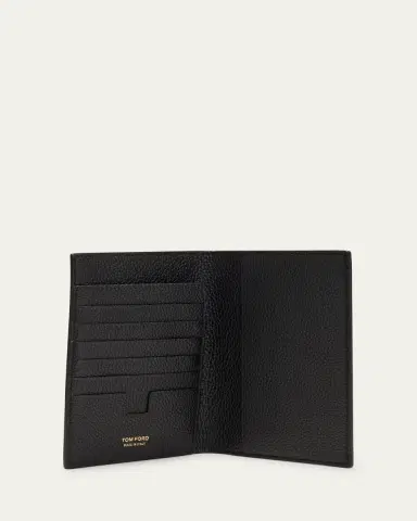 TOM FORD Men's Soft Leather T-Line Passport Holder | Thumbnail 3 TOM FORD Men's Soft Leather T-Line Passport Holder | Thumbnail 3
