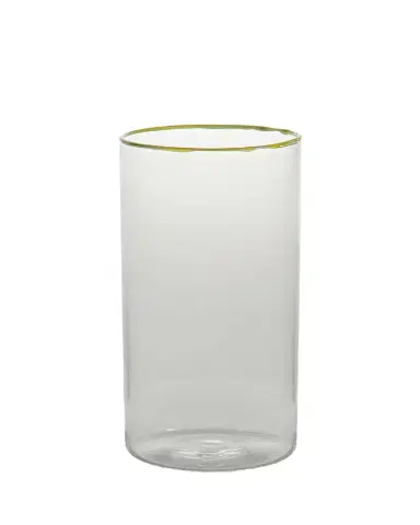 Tuttoattaccato Lemon Yellow Highball Glass, 15.2 oz. | Thumbnail 1