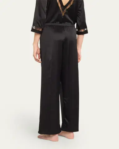 Lise Charmel Adorable En Sexy Lace-Trim Satin Pajama Pants | Thumbnail 3