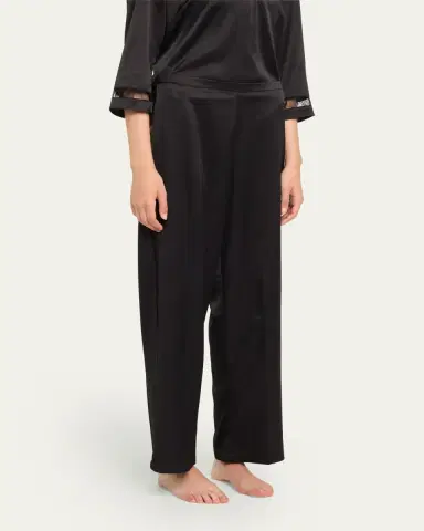 Lise Charmel Adorable En Sexy Lace-Trim Satin Pajama Pants | Thumbnail 4
