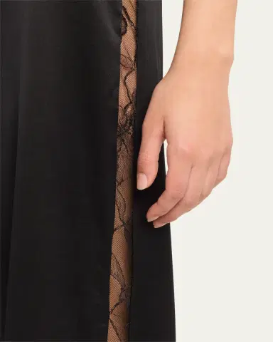 Lise Charmel Adorable En Sexy Lace-Trim Satin Pajama Pants | Thumbnail 5
