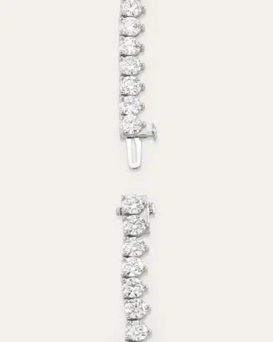 VRAI Lab Grown Diamond Tennis Necklace, Large | Thumbnail 3