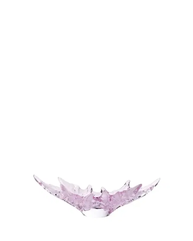 Lalique Champs-Elysees Crystal Bowl, Pink Luster