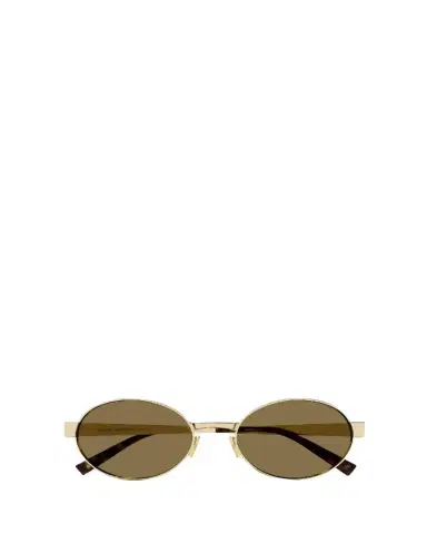 Saint Laurent Men's Round Nylon and Metal Sunglasses | Thumbnail 1