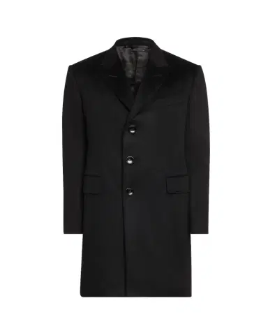 Tom Ford Men's Solid Cashmere Overcoat | Thumbnail 1